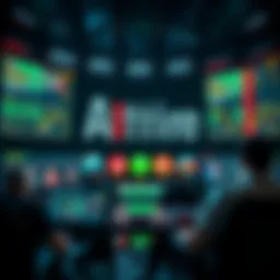 An intricate design of online betting platforms featuring diverse games and strategies.