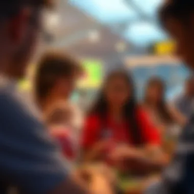 Community Features in Online Gambling Platforms An engaging graphic illustrating community features of online gambling platforms.