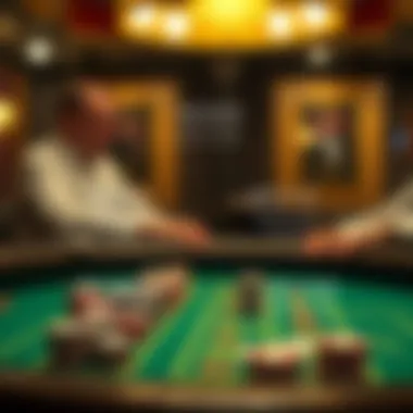 Diagram showcasing different betting methods in Baccarat