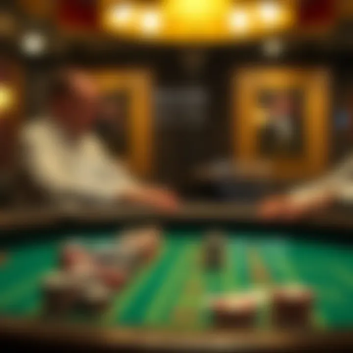 Diagram showcasing different betting methods in Baccarat