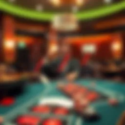 Diagram illustrating baccarat betting strategies