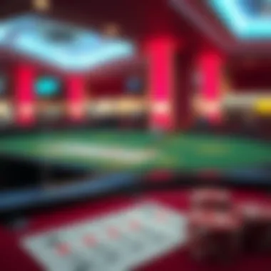 Graph illustrating win and loss probabilities in Baccarat