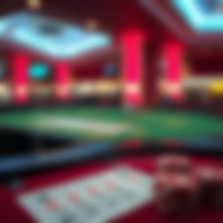 Graph illustrating win and loss probabilities in Baccarat