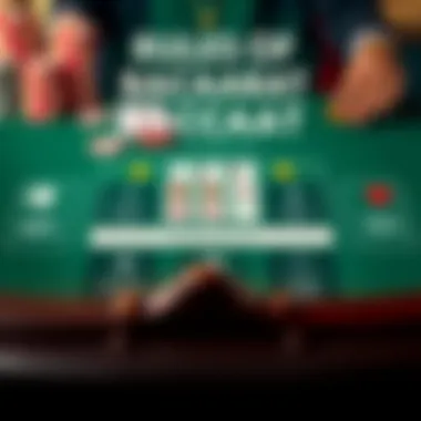 Rules of Baccarat Explained Infographic explaining the rules of baccarat