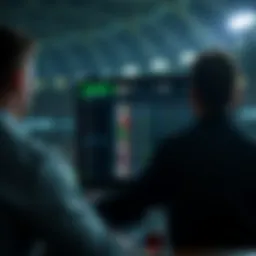 Conceptual illustration of a bet builder in action