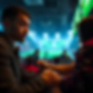 Engagement within the Betting Community A visual representation of a vibrant online betting community