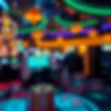 Modern casino with vibrant gaming floor