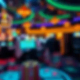 Modern casino with vibrant gaming floor