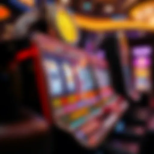 Elegant casino slot machine design