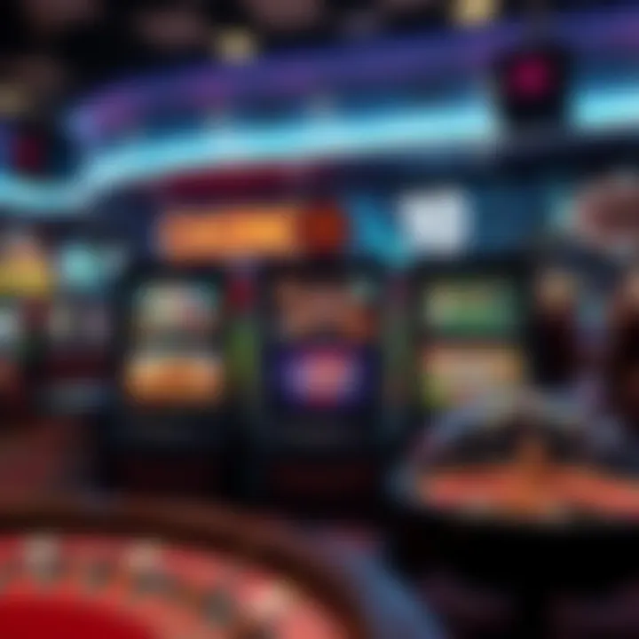 Visual representation of various game options at Casino X