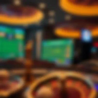 Connectivity between virtual casinos and traditional lottery systems.