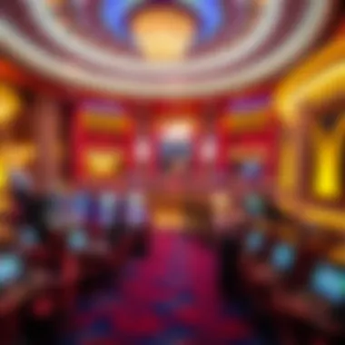 Crown Casino Ambiance Overview of Crown Casino with vibrant gaming atmosphere