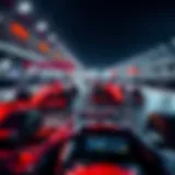 Dynamic Formula 1 Racing Scene