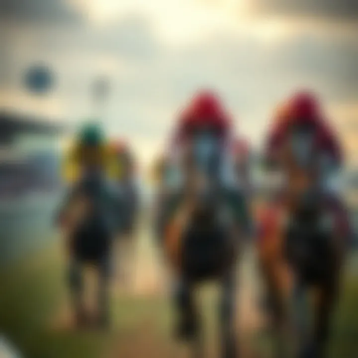 Jockeys competing in the Grand National