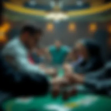 Depiction of the significance of poker communities