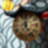 Traditional lunar calendar illustration