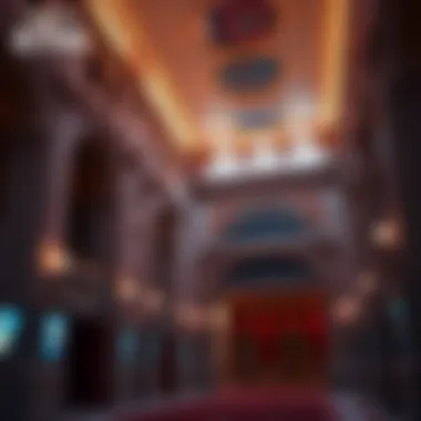Historical architecture of a mansion casino