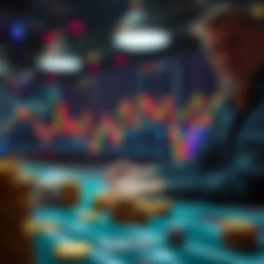Market trends in cryptocurrency poker depicted through graphs
