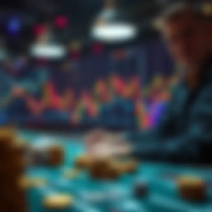 Market trends in cryptocurrency poker depicted through graphs