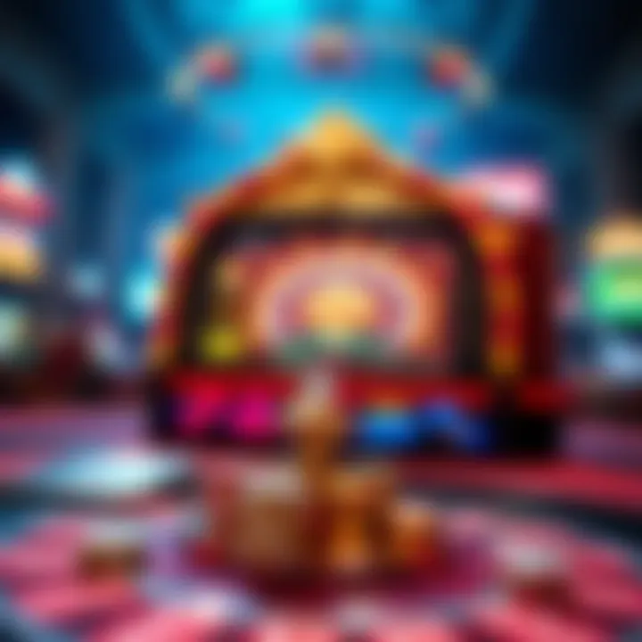 Visual representation of online casino features