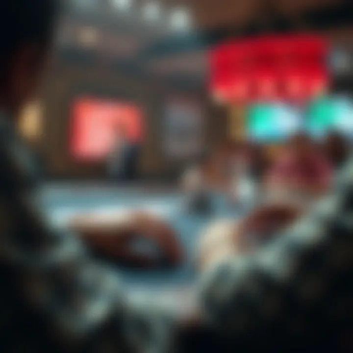 A digital depiction of online poker gameplay with animated elements