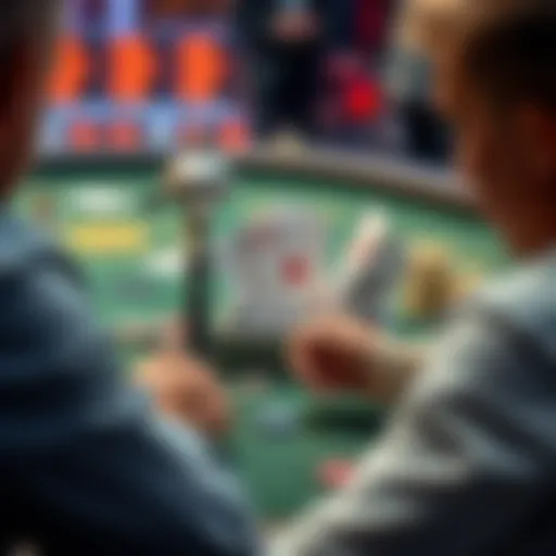 Illustration of various poker game strategies