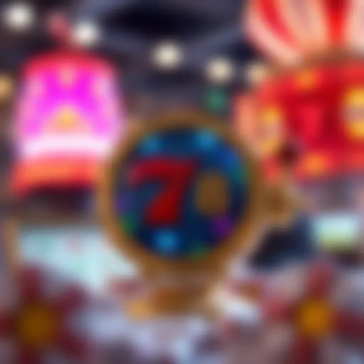 An array of bonuses and promotions available for slot players.