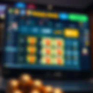 Strategic betting options displayed on an online gaming platform