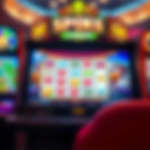 Vibrant online slot machine interface showcasing various themes