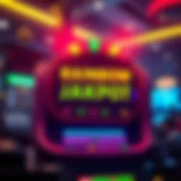 A vibrant and colorful representation of the concept of Rainbow Jackpot in betting.