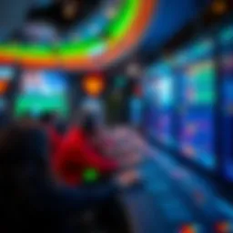 Dynamic gaming environment showcasing live betting