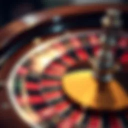 The intricate design of a roulette wheel highlighting its components
