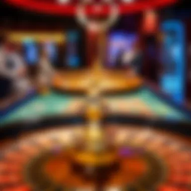 Strategic betting patterns on a roulette table