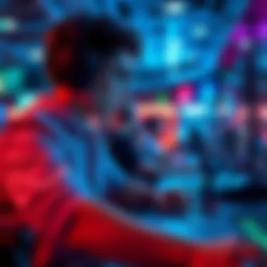 A secure gaming environment showcasing safety tips for players.