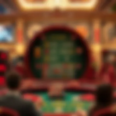 A detailed illustration of the Sic Bo betting layout with various betting options highlighted.