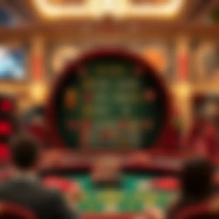 A detailed illustration of the Sic Bo betting layout with various betting options highlighted.