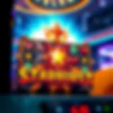 Vibrant visuals of the Starburst slot game showcasing its dynamic gameplay.