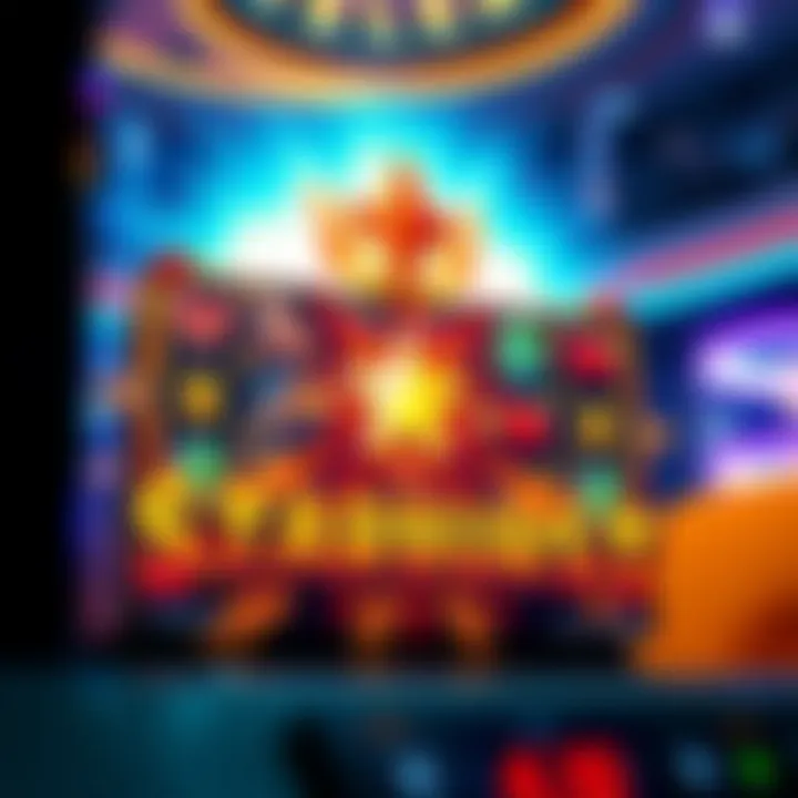 Vibrant visuals of the Starburst slot game showcasing its dynamic gameplay.