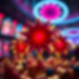 Vibrant symbols of Starburst slot game